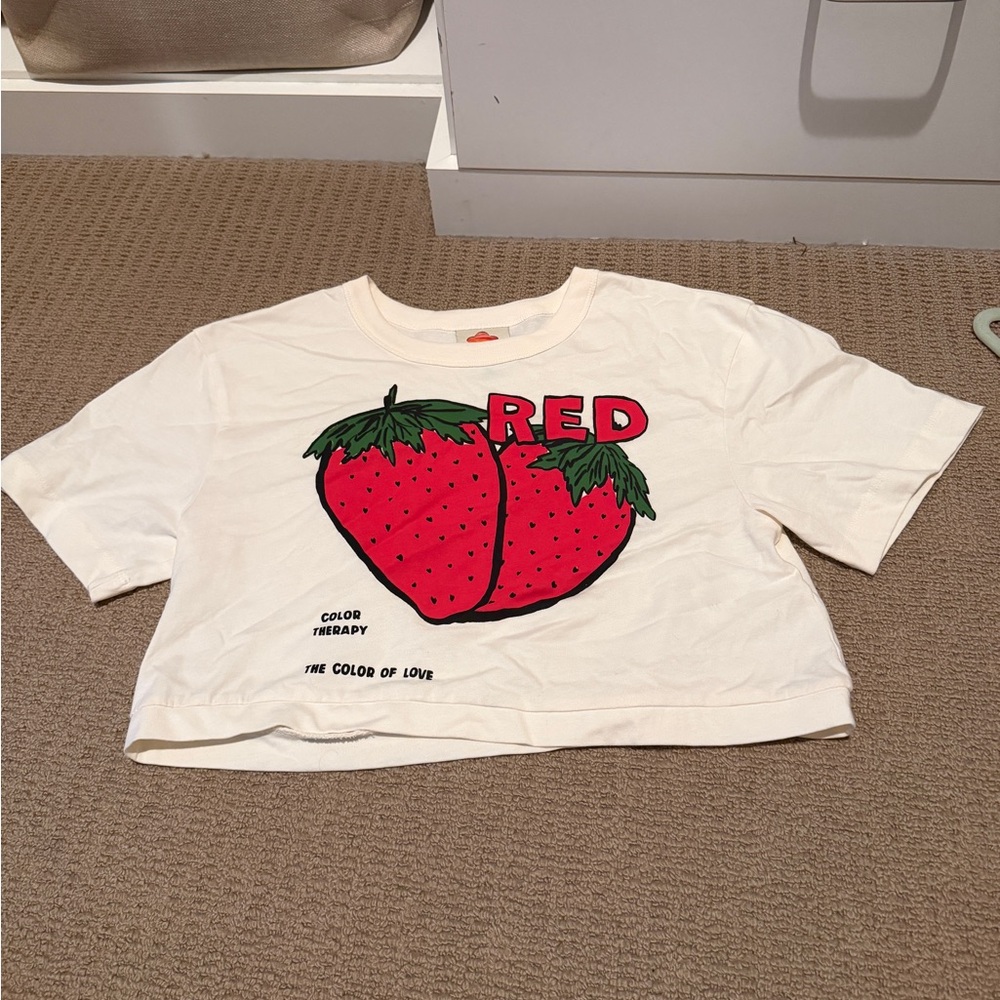 Farm Rio Red Color Therapy Tee - Picture 2 of 4